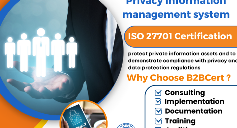 ISO 27701 Certification in Bangalore